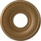 Ekena Millwork Berkshire PVC Medallion (Canopies up to 4 1/2"), 10"OD x 3 1/2"ID x 3/4"P, Metallic Gold Rush CMP10BECGH - alternate 1